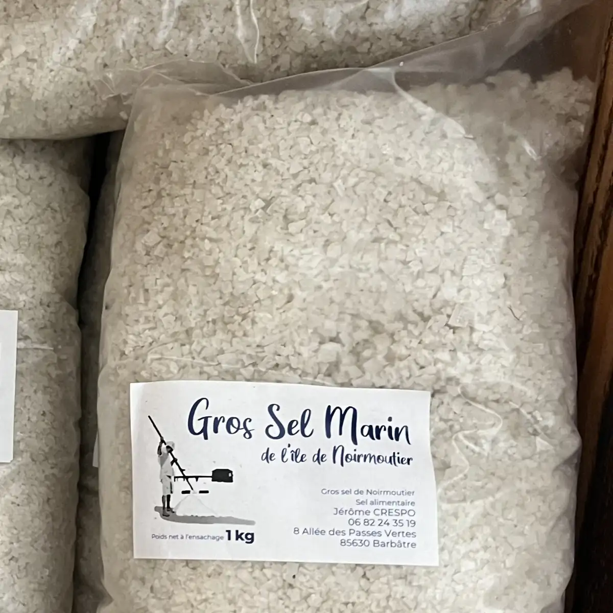 Gros sel en sachet 1kg