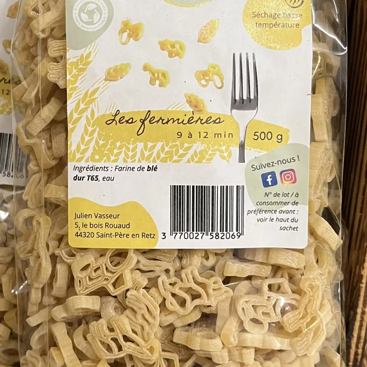 Pâtes « les fermières »
